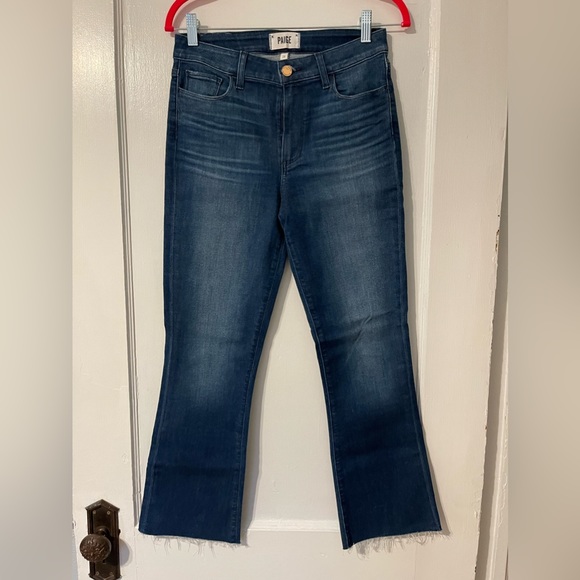 Paige Blue Demi Boot(cropped) Jeans, size 28 - Picture 1 of 3